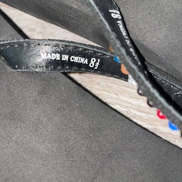 YELLOW BOX JELLOW multi color crystals sz 8.5 - Picture 4 of 9